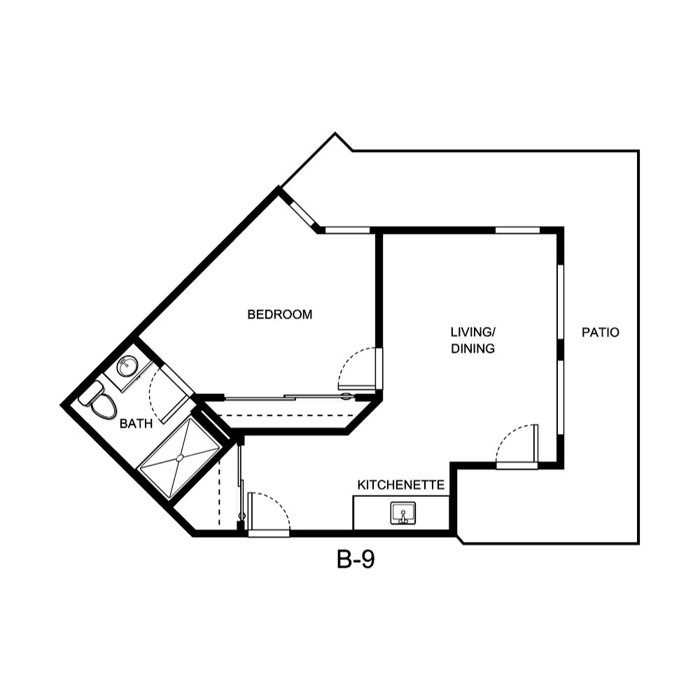 Gladiolus floor plan