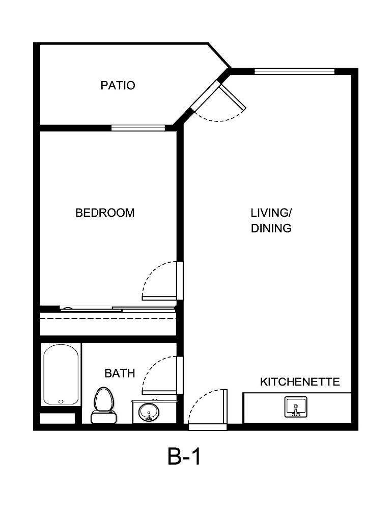 Ibis - Newly Renovated floor plan