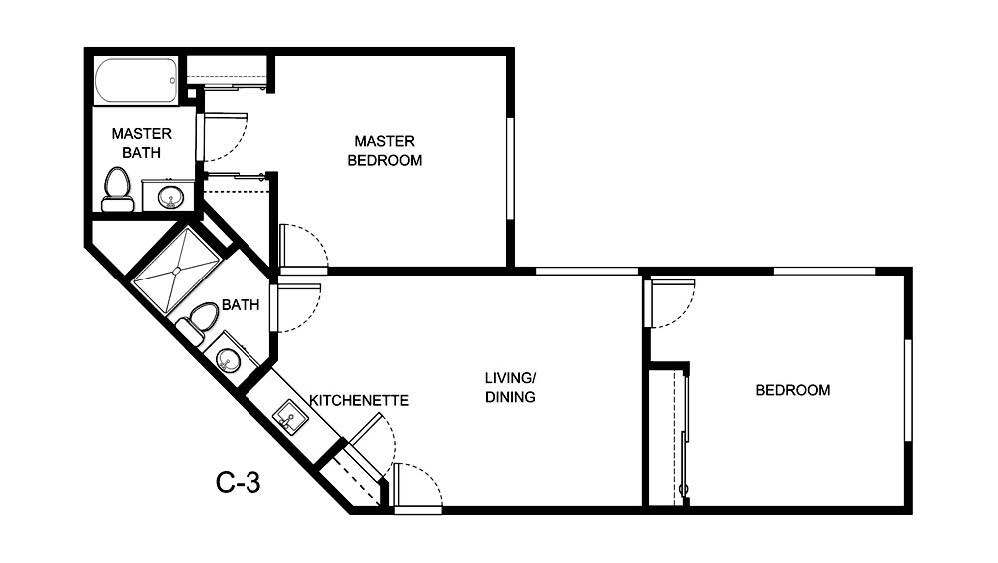 Riverfront floor plan