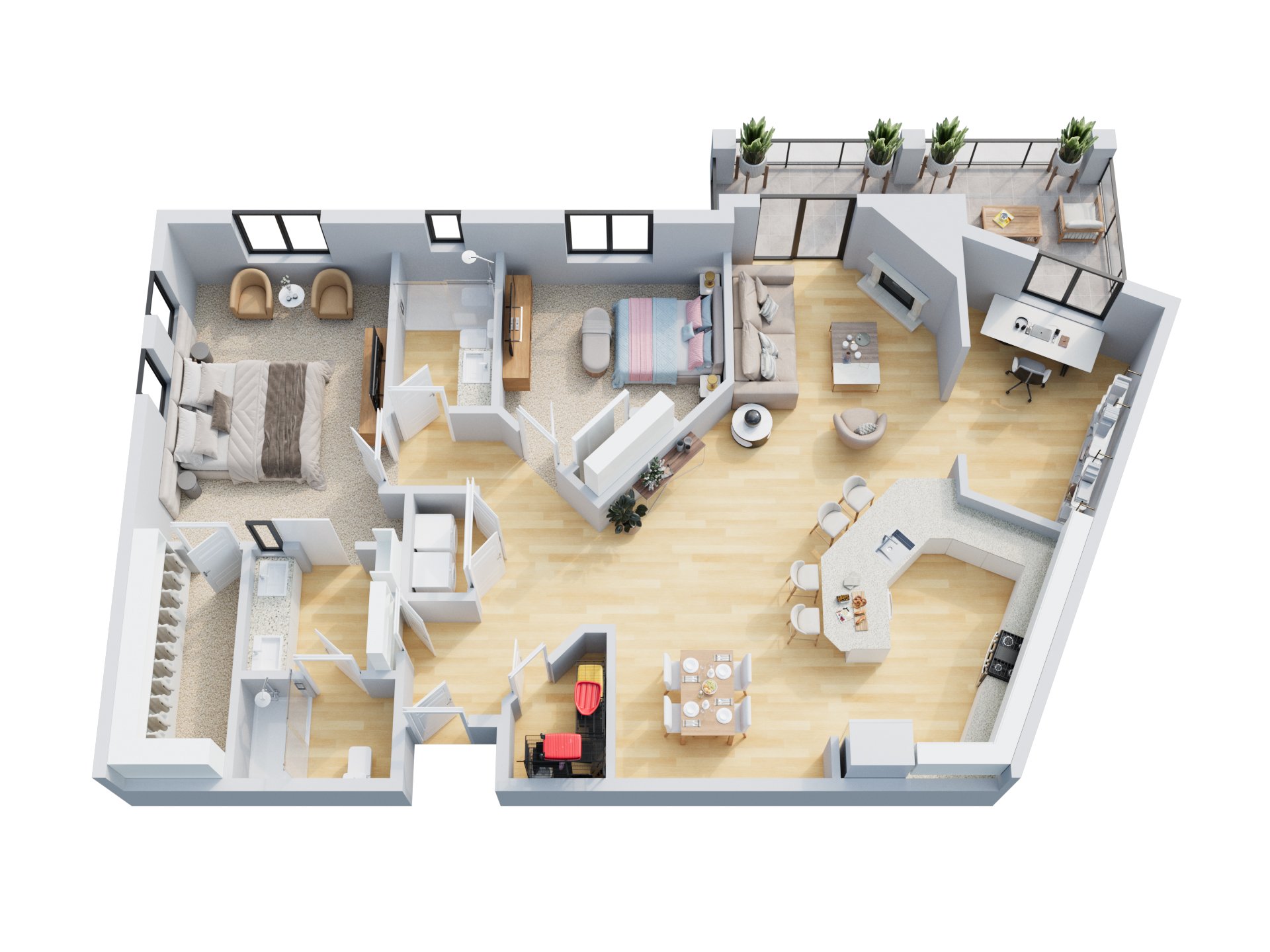Violet floor plan