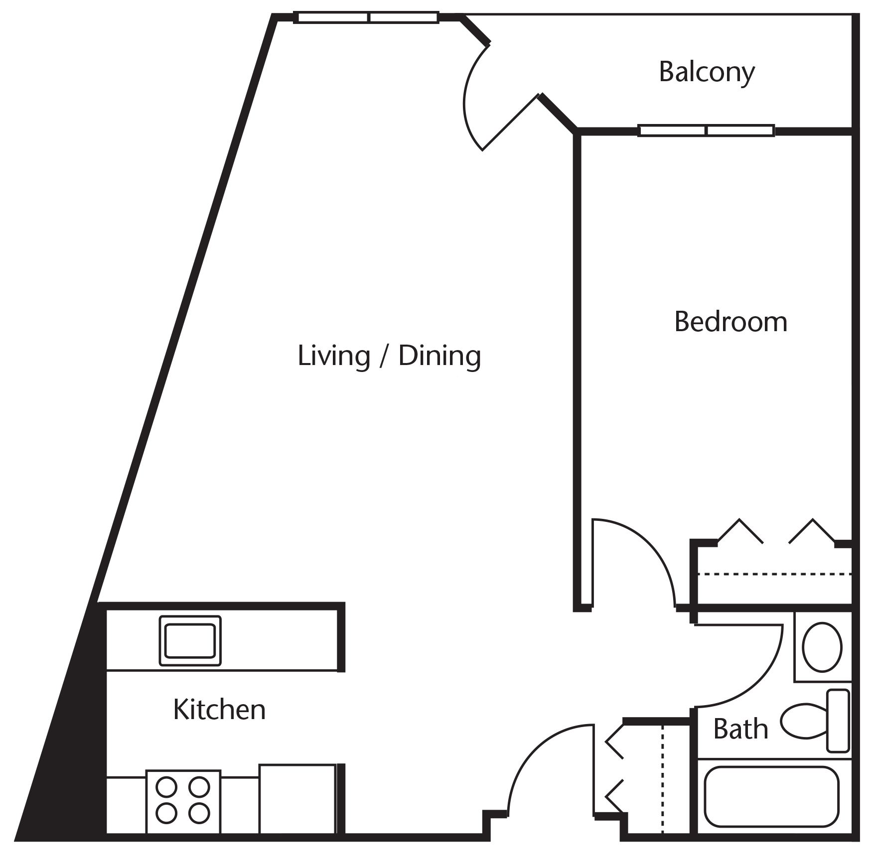 Black Walnut floor plan
