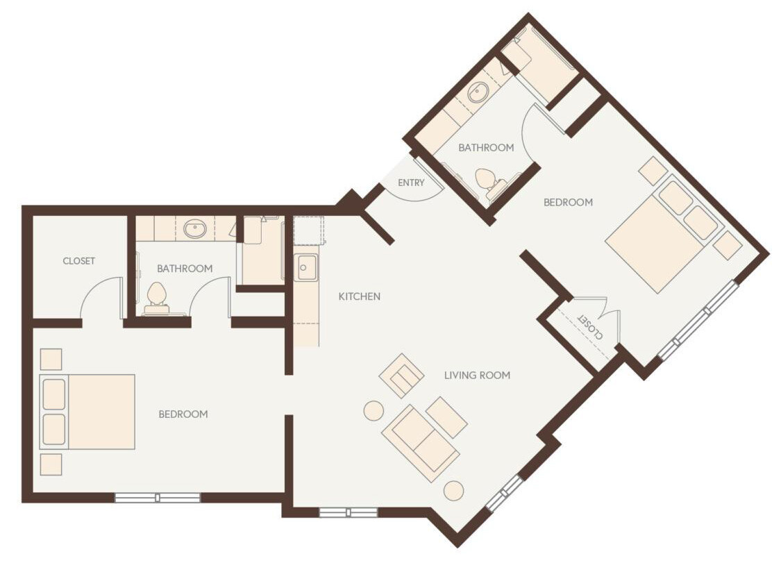 Black Walnut floor plan