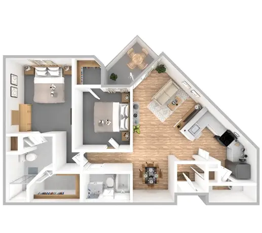 Bur Oak floor plan