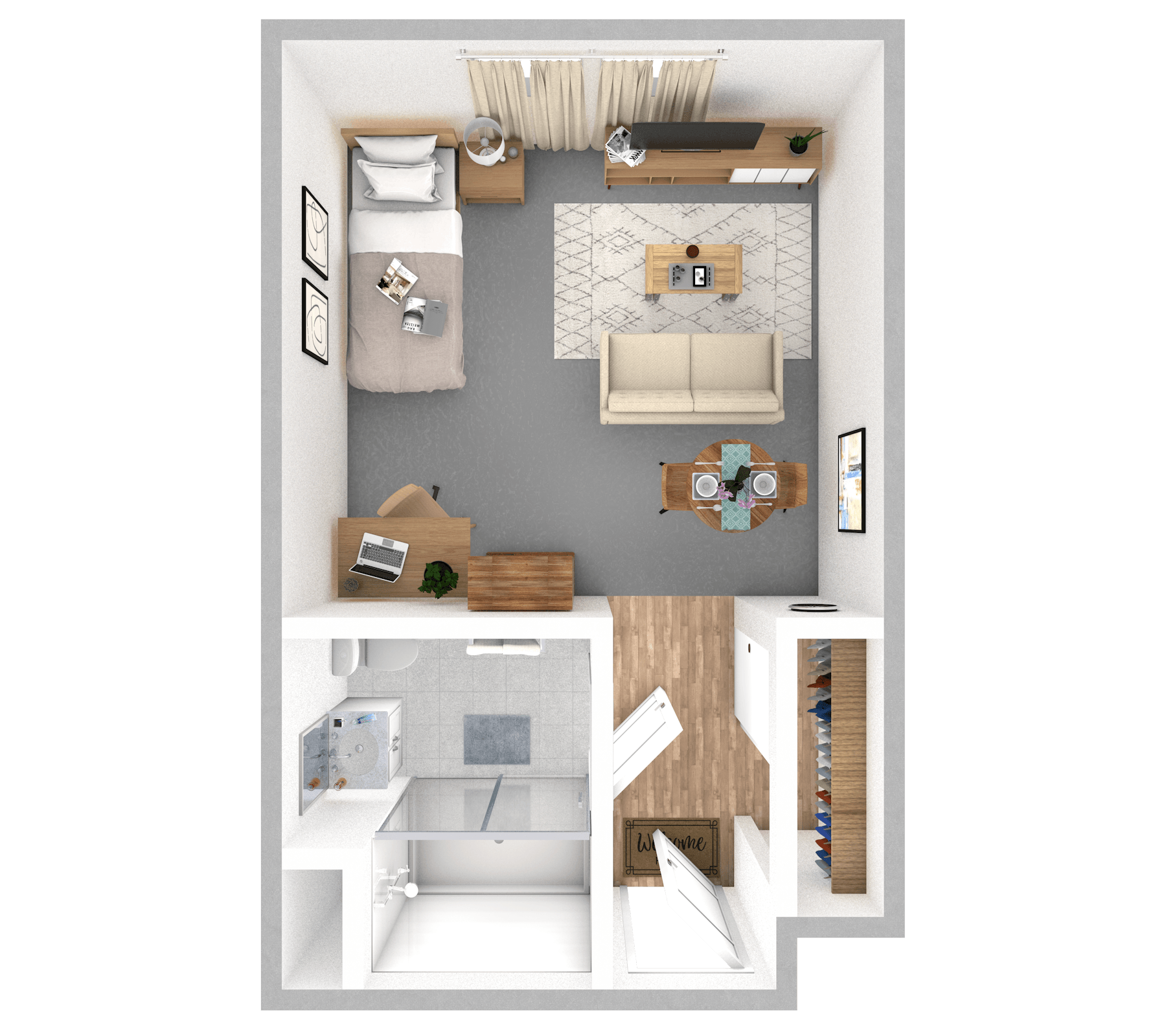 Studio floor plan