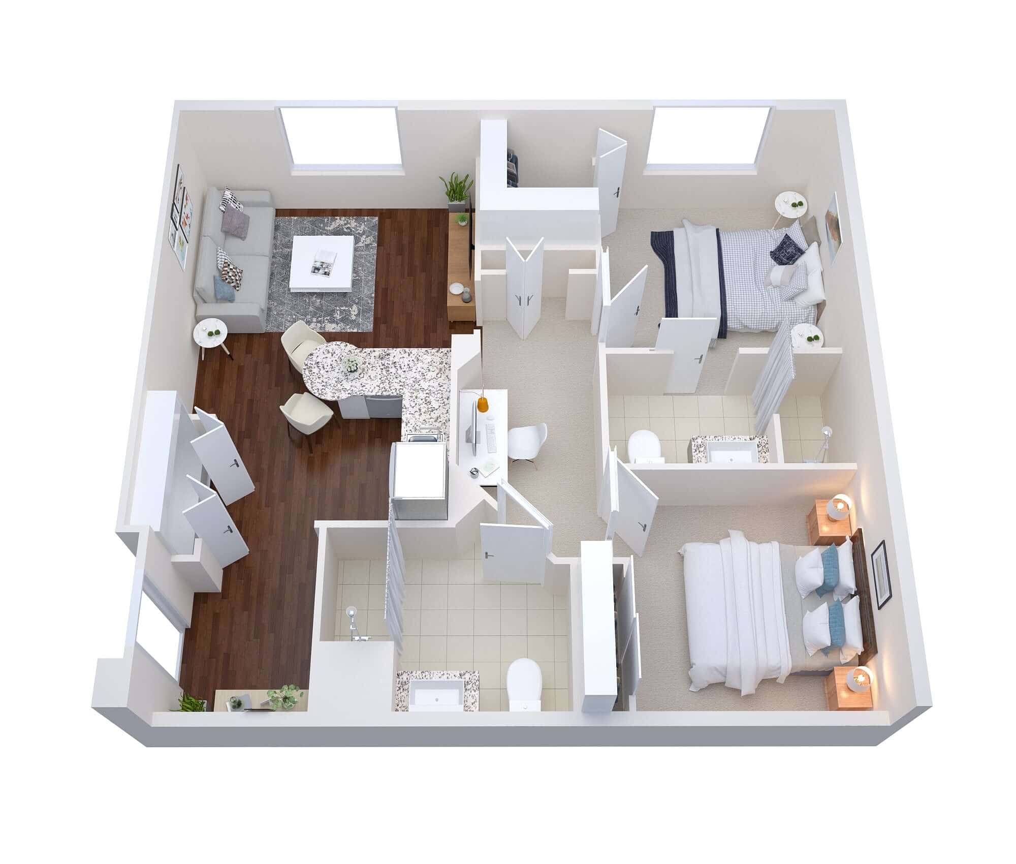 The Port Royale floor plan
