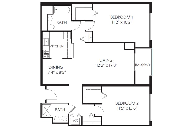 The Washington floor plan