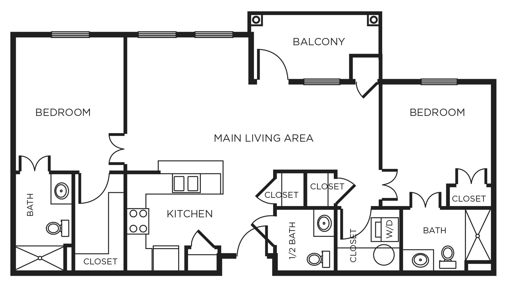 The Georgian floor plan