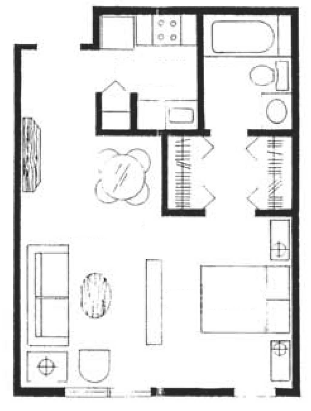 Oak floor plan