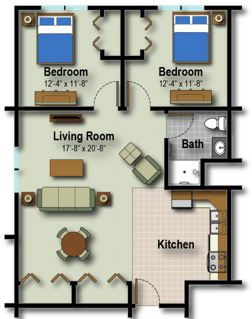 Honey Locust floor plan