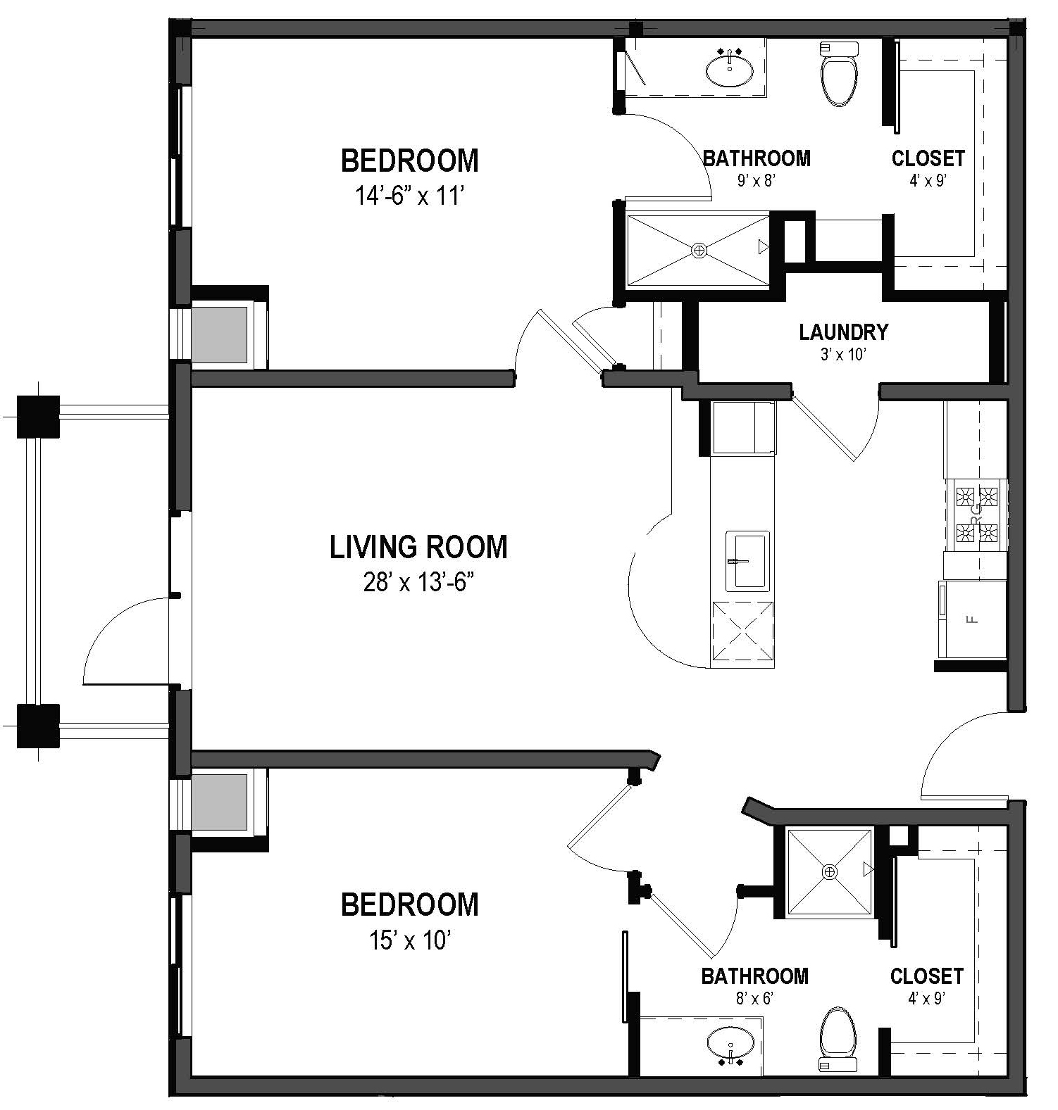 Lakeside floor plan