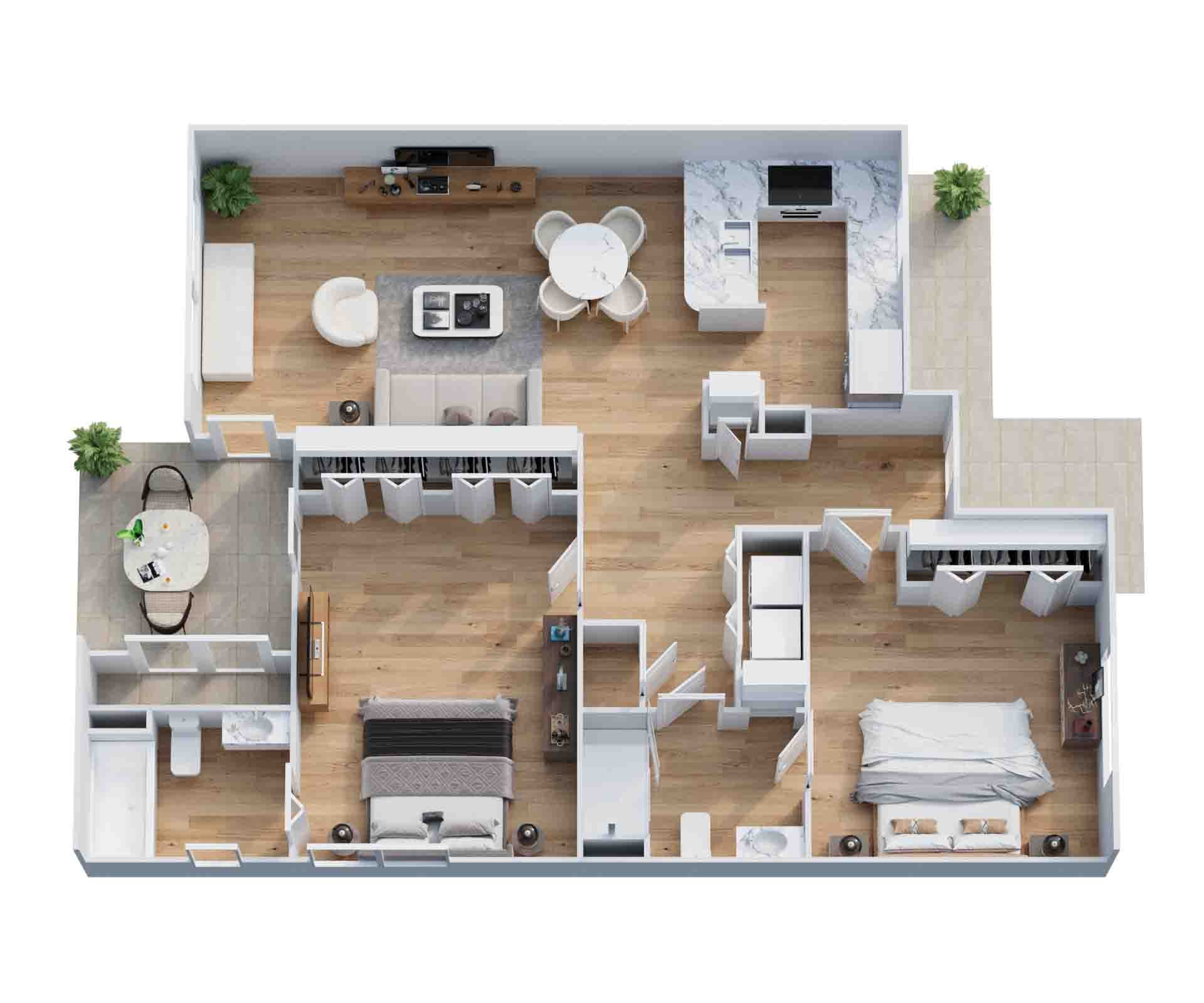 The Cypress floor plan