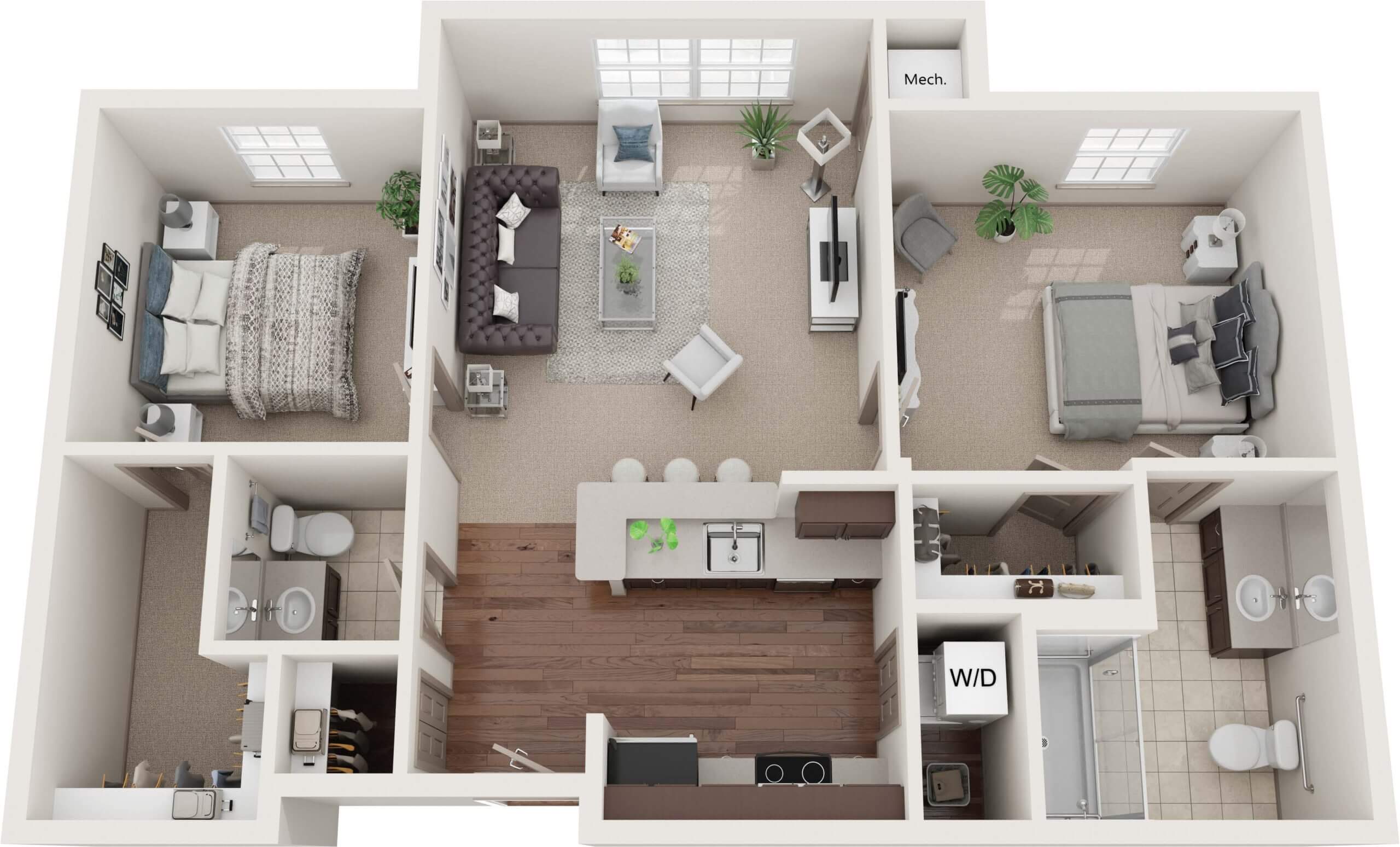 The Santa Fe floor plan