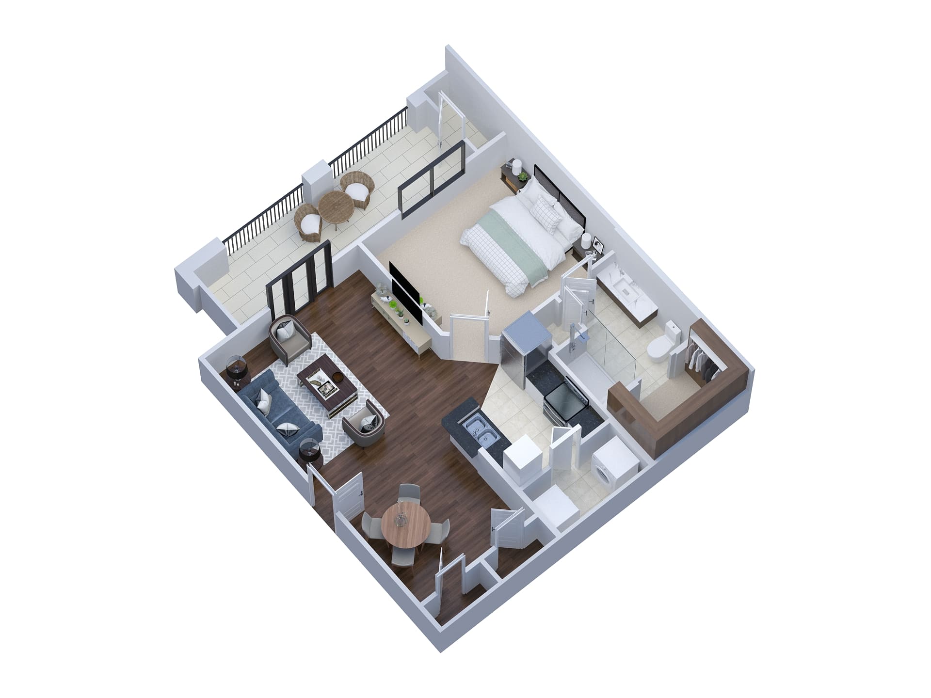 The Villa floor plan
