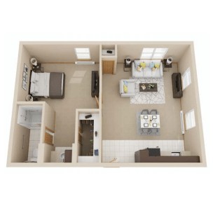 Oak floor plan