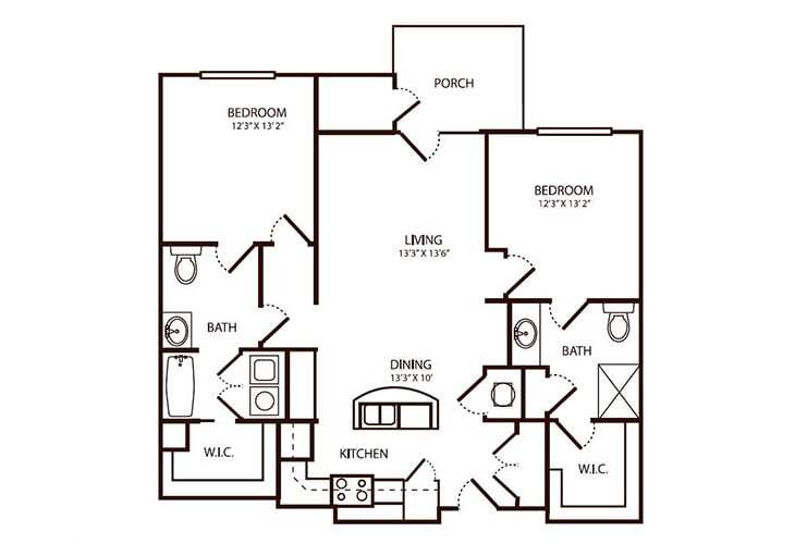 Queen Bee floor plan